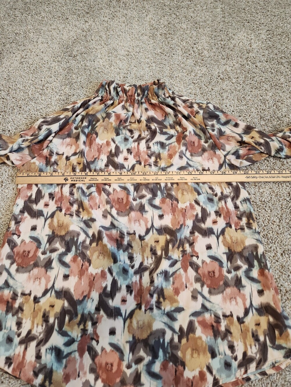 Mint Choco 70’s Inspired Earthy Long Sleeve Size Small - Picture 5 of 6